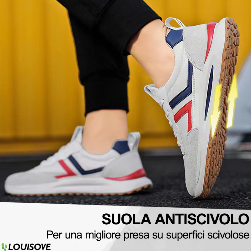 Oggi ci sono scarpe da ginnastica ortopediche scontate del 50% con suole ultra morbide che riducono la pressione e il dolore per un maggiore comfort sui tuoi piedi. Proteggi le articolazioni dei piedi.