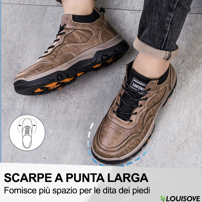 Lo sconto di oggi è del 50%. Le scarpe ortopediche da uomo possono alleviare la pressione sui piedi e proteggere meglio i piedi e le ginocchia.