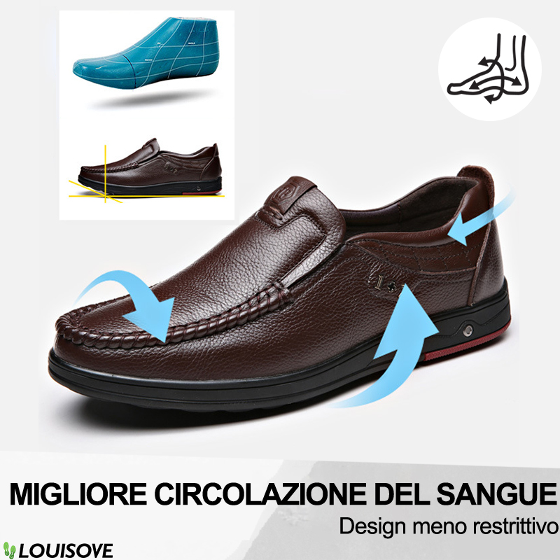 Lo sconto di oggi è del 50%. Scarpe da uomo in vera pelle. Il materiale è molto morbido, che può alleviare la pressione sui piedi e renderlo più comodo da indossare.