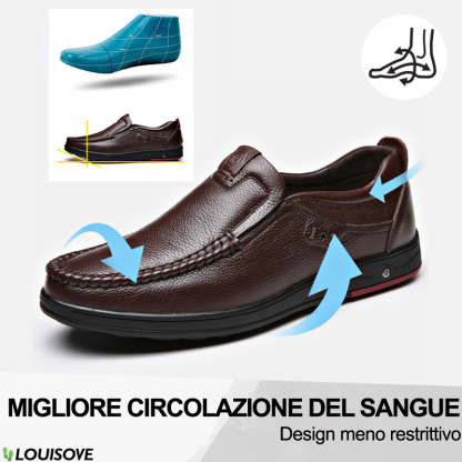 Lo sconto di oggi è del 50%. Scarpe da uomo in vera pelle. Il materiale è molto morbido, che può alleviare la pressione sui piedi e renderlo più comodo da indossare.