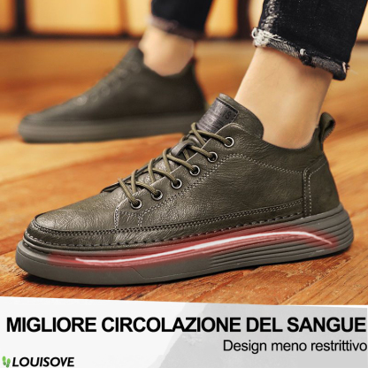 Ordina oggi con uno sconto del 50% Scarpe ortopediche in pelle super morbide, allevia il dolore durante la camminata e riduce la pressione sulle articolazioni.
