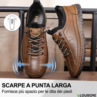 Le scarpe ortopediche da uomo in vera pelle possono modellare i piedi e ridurre l'affaticamento. Ordina ora e ricevi calzini ortopedici gratuiti.