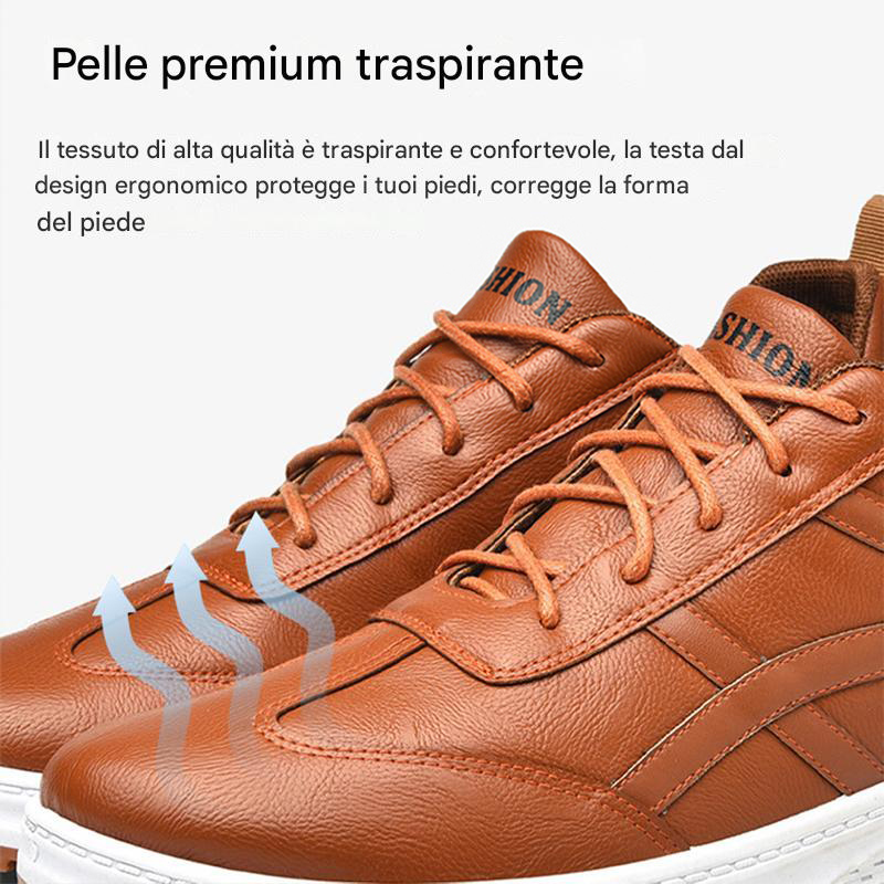 (🔥50% DI SCONTO OGGI - DA NON PERDERE) Scarpe ortopediche da uomo in vera pelle dal design ergonomico