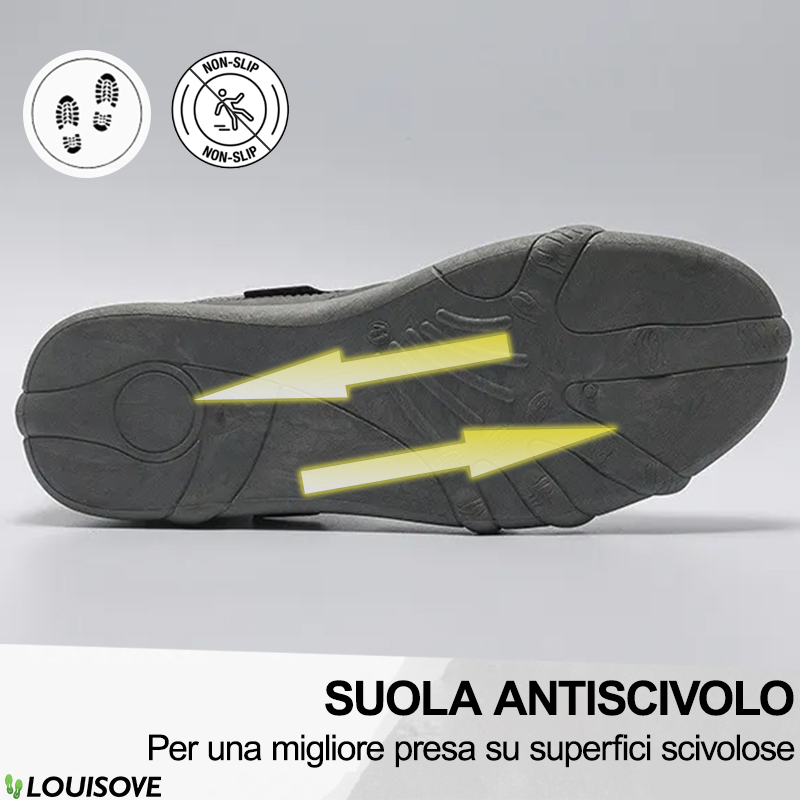 Sconto del 50%, scarpe ortopediche da uomo, alleviano i dolori articolari, si adattano al piede, riducono la pressione del piede