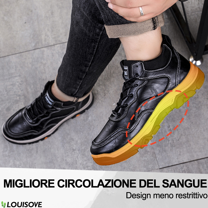 Lo sconto di oggi è del 50%. Le scarpe ortopediche da uomo possono alleviare la pressione sui piedi e proteggere meglio i piedi e le ginocchia.