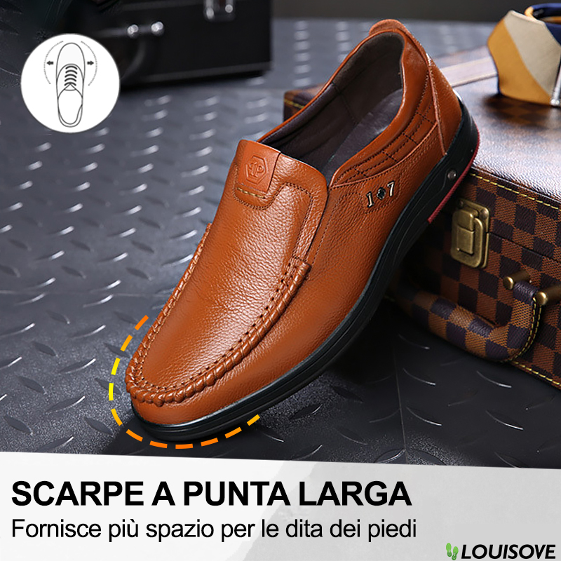 Lo sconto di oggi è del 50%. Scarpe da uomo in vera pelle. Il materiale è molto morbido, che può alleviare la pressione sui piedi e renderlo più comodo da indossare.