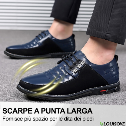 Lo sconto di oggi è del 50%, scarpe ortopediche in pelle da uomo, alleviano il dolore al tallone e riducono la pressione fisica sui piedi