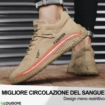 (50% di sconto oggi) Scarpe ortopediche per il supporto dell'arco plantare da uomo per un efficace sollievo dal dolore in tre giorni - Design ergonomico