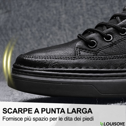 Ordina oggi con uno sconto del 50% Scarpe ortopediche in pelle super morbide, allevia il dolore durante la camminata e riduce la pressione sulle articolazioni.