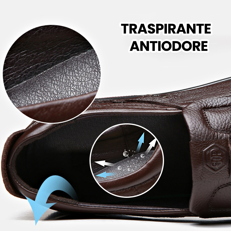 Lo sconto di oggi è del 50%. Scarpe da uomo in vera pelle. Il materiale è molto morbido, che può alleviare la pressione sui piedi e renderlo più comodo da indossare.