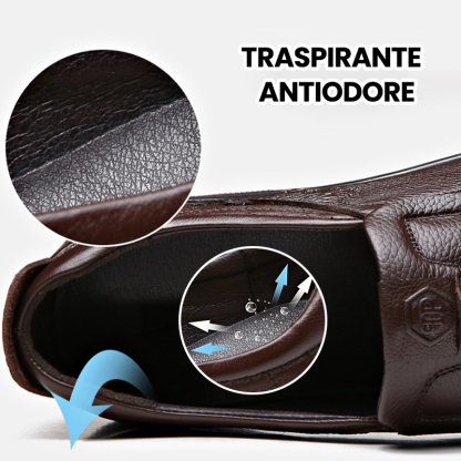 Lo sconto di oggi è del 50%. Scarpe da uomo in vera pelle. Il materiale è molto morbido, che può alleviare la pressione sui piedi e renderlo più comodo da indossare.