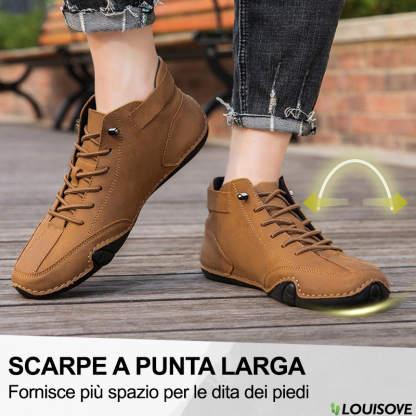 Per un periodo limitato, con uno sconto del 50%, le scarpe ortopediche in pelle alleviano il dolore ai piedi e riducono la pressione del peso sulle articolazioni del piede