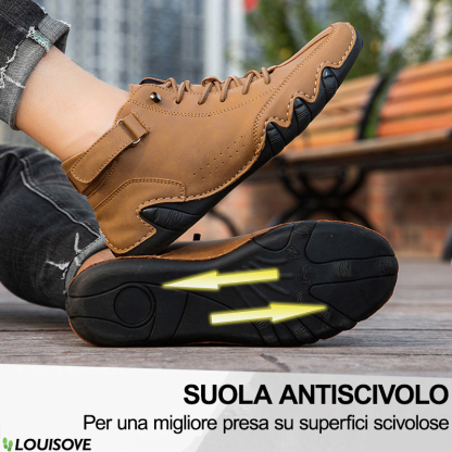 Per un periodo limitato, con uno sconto del 50%, le scarpe ortopediche in pelle alleviano il dolore ai piedi e riducono la pressione del peso sulle articolazioni del piede