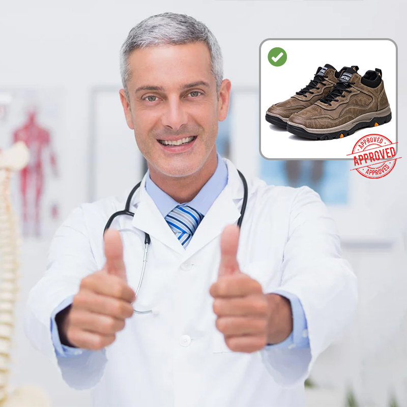 Lo sconto di oggi è del 50%. Le scarpe ortopediche da uomo possono alleviare la pressione sui piedi e proteggere meglio i piedi e le ginocchia.