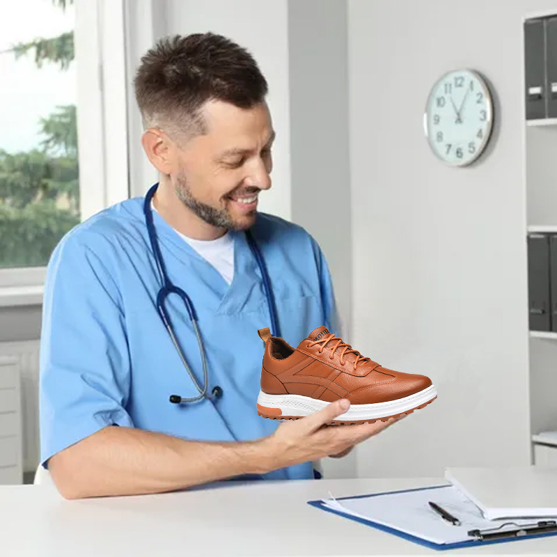 (🔥50% DI SCONTO OGGI - DA NON PERDERE) Scarpe ortopediche da uomo in vera pelle dal design ergonomico