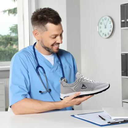(🔥50% di sconto oggi - da non perdere⏰) Scarpe ortopediche casual da uomo di alta qualità 👞Comode e traspiranti - perfette per camminare