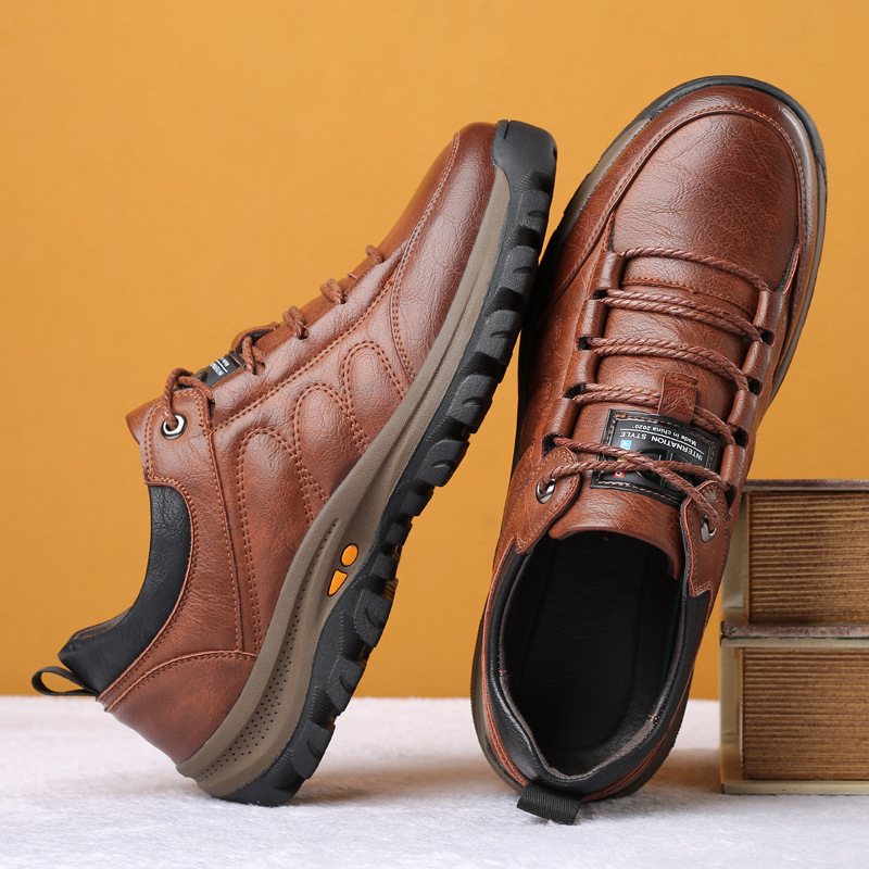 [Sconto del 50%] Scarpe ortopediche in pelle bovina, alleviano l'affaticamento e riducono le lesioni al ginocchio