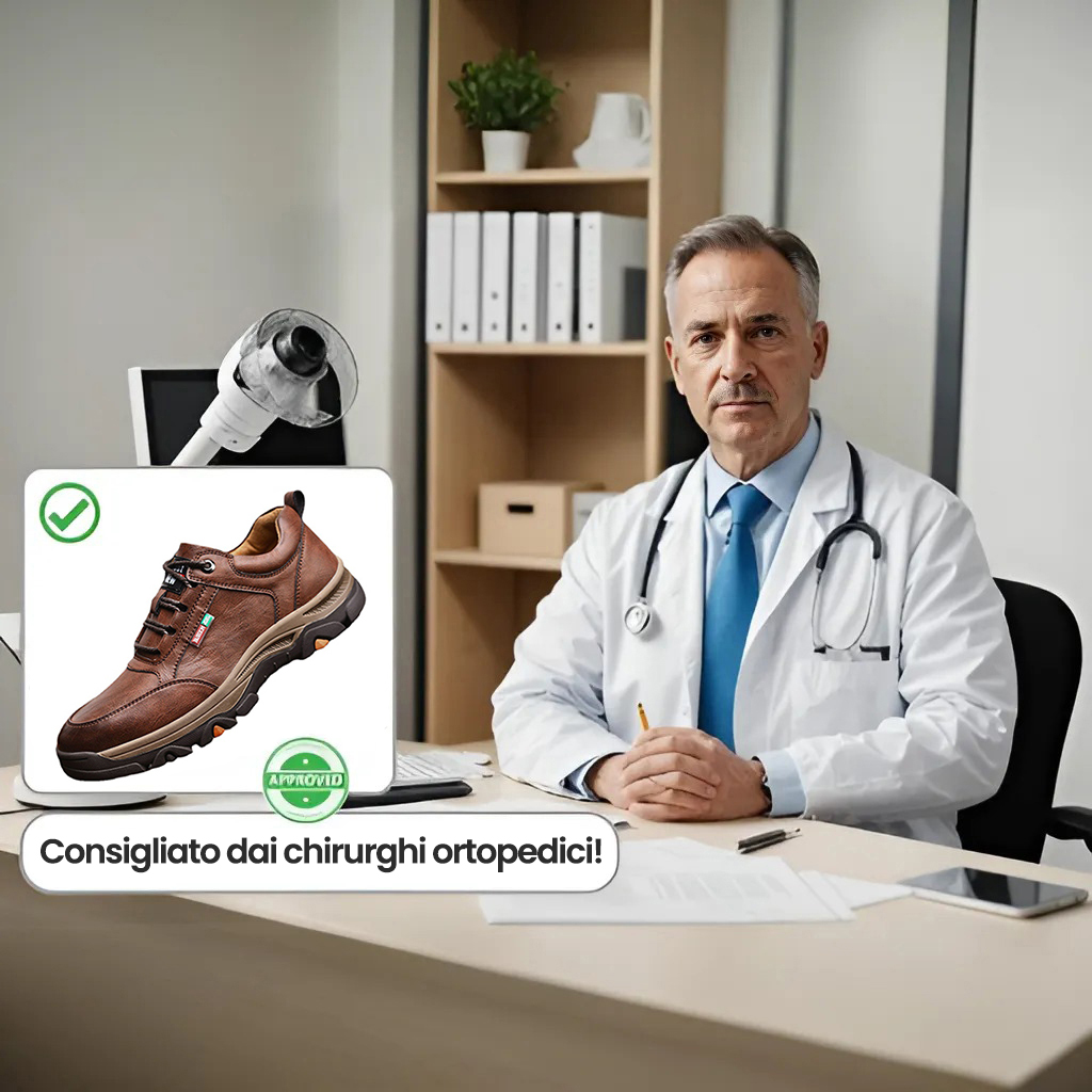 Sconto del 50% sulle scarpe sportive ortopediche outdoor per proteggere meglio i tuoi piedi e alleviare dolori e stanchezza