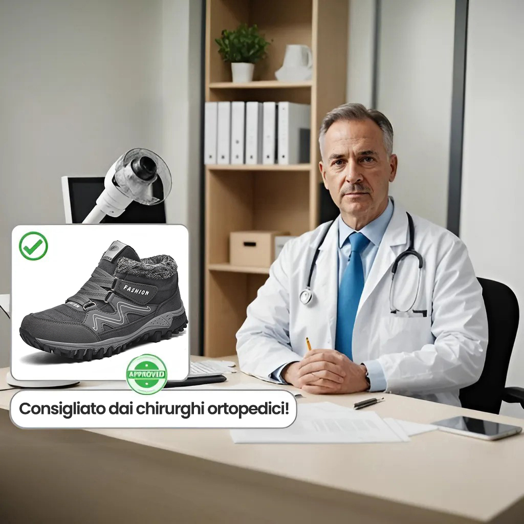 Scarpe ortopediche invernali, acquista ora con il 50% di sconto. Sono caldi e antiscivolo, proteggono meglio i piedi e prevengono il congelamento.