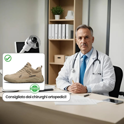 (50% di sconto oggi) Scarpe ortopediche per il supporto dell'arco plantare da uomo per un efficace sollievo dal dolore in tre giorni - Design ergonomico