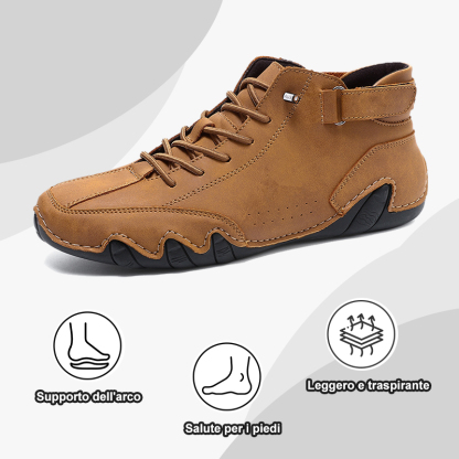 Per un periodo limitato, con uno sconto del 50%, le scarpe ortopediche in pelle alleviano il dolore ai piedi e riducono la pressione del peso sulle articolazioni del piede