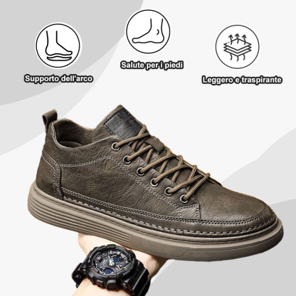 Ordina oggi con uno sconto del 50% Scarpe ortopediche in pelle super morbide, allevia il dolore durante la camminata e riduce la pressione sulle articolazioni.