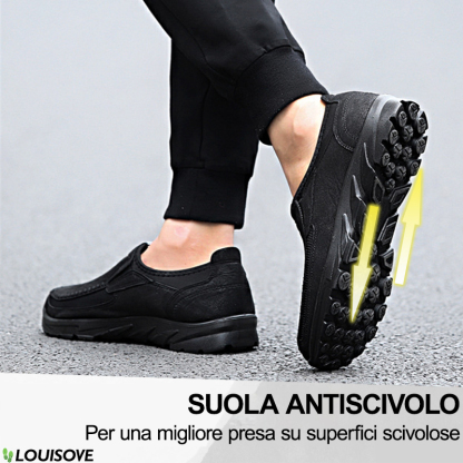 Lo sconto di oggi è del 50%, scarpe ortopediche casual in pelle, alleviano il dolore ai piedi e migliorano la postura della camminata.
