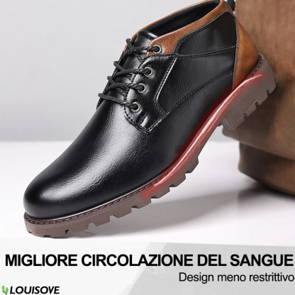 Lo sconto di oggi è del 50%. Le scarpe ortopediche in pelle, realizzate in pelle bovina, possono alleviare la pressione sui piedi e ridurre il dolore.