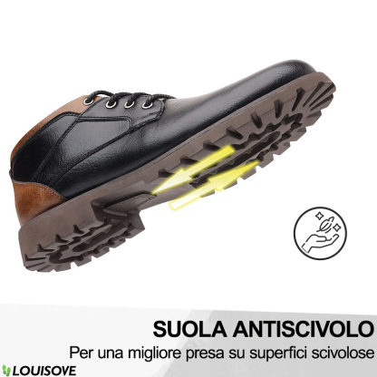 Lo sconto di oggi è del 50%. Le scarpe ortopediche in pelle, realizzate in pelle bovina, possono alleviare la pressione sui piedi e ridurre il dolore.