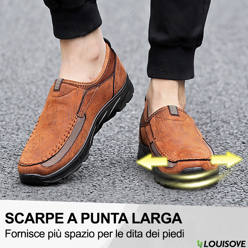 Lo sconto di oggi è del 50%, scarpe ortopediche casual in pelle, alleviano il dolore ai piedi e migliorano la postura della camminata.
