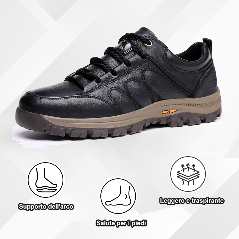 [Sconto del 50%] Scarpe ortopediche in pelle bovina, alleviano l'affaticamento e riducono le lesioni al ginocchio