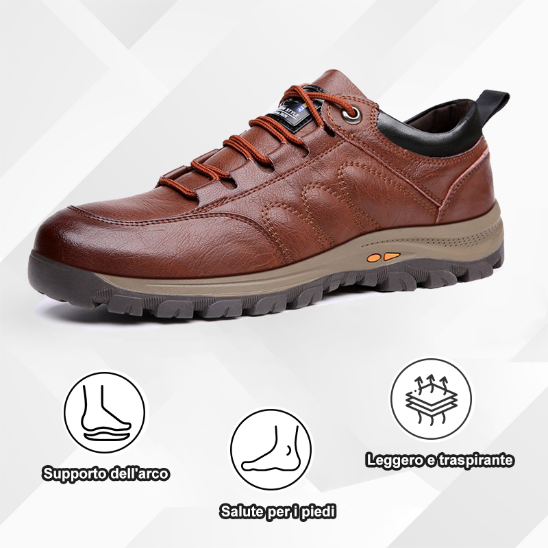 [Sconto del 50%] Scarpe ortopediche in pelle bovina, alleviano l'affaticamento e riducono le lesioni al ginocchio