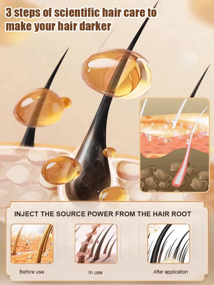  Instant Dye Comb: Comb in 10s to Cover Grays, No more messy roots!