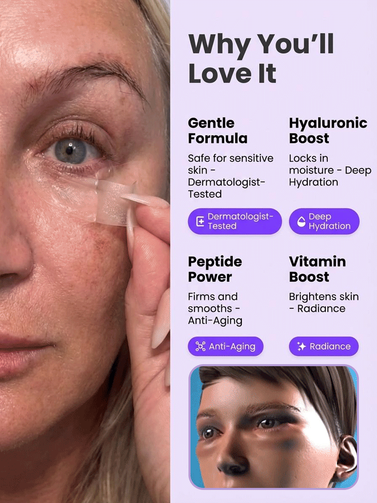 [The more severe the condition, the better the effect] Anti-wrinkle microneedle eye patches
