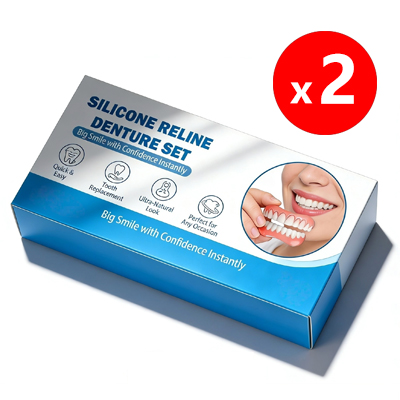 【100% adaptive denture set that fits snugly】Not easy to fall off, fits naturally and perfectly