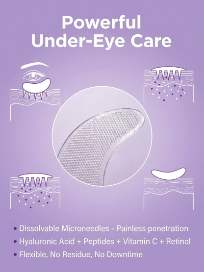 [The more severe the condition, the better the effect] Anti-wrinkle microneedle eye patches