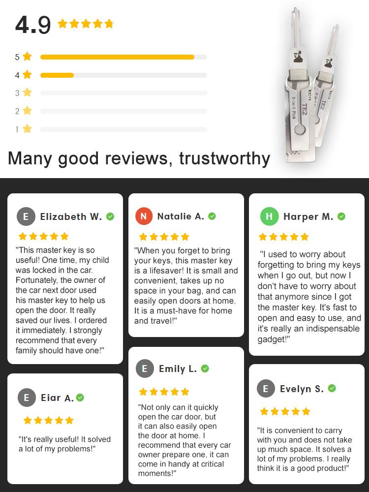 2-in-1 Lock Picking Tool, Unlock Efficiently & Quickly ⚡, Limited-Time 50% Off 🎉