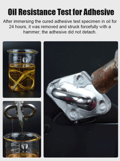 Steel-Grade Strength Welding Adhesive, High & Low Temperature Resistant -40℃ to 200℃, Multi-Material Universal Repair🔩
