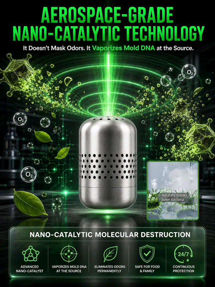 [Effect lasts for 10 years] Nano-Catalyst Deodorizer: 24 Hours to Odor-Free Fridge, No more Rotten Smells!