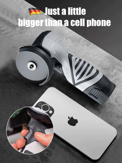 UL Safety Certified ⚡ 4-in-1 Mini Angle Grinder – Safe for Beginners! ✨