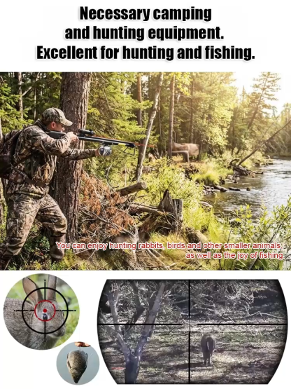 Sniper-grade accuracy up to 100m! Laser aiming slingshot 【100% legal equipment, buy with confidence】
