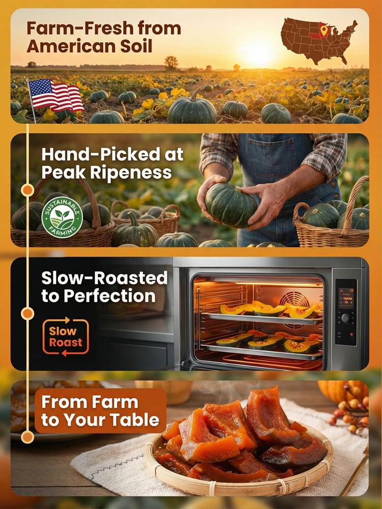 Only on sale for 30 days a year! Direct supply from Oregon, USA! Annual limited-edition pumpkin jerky. Miss it and wait for a whole year.
