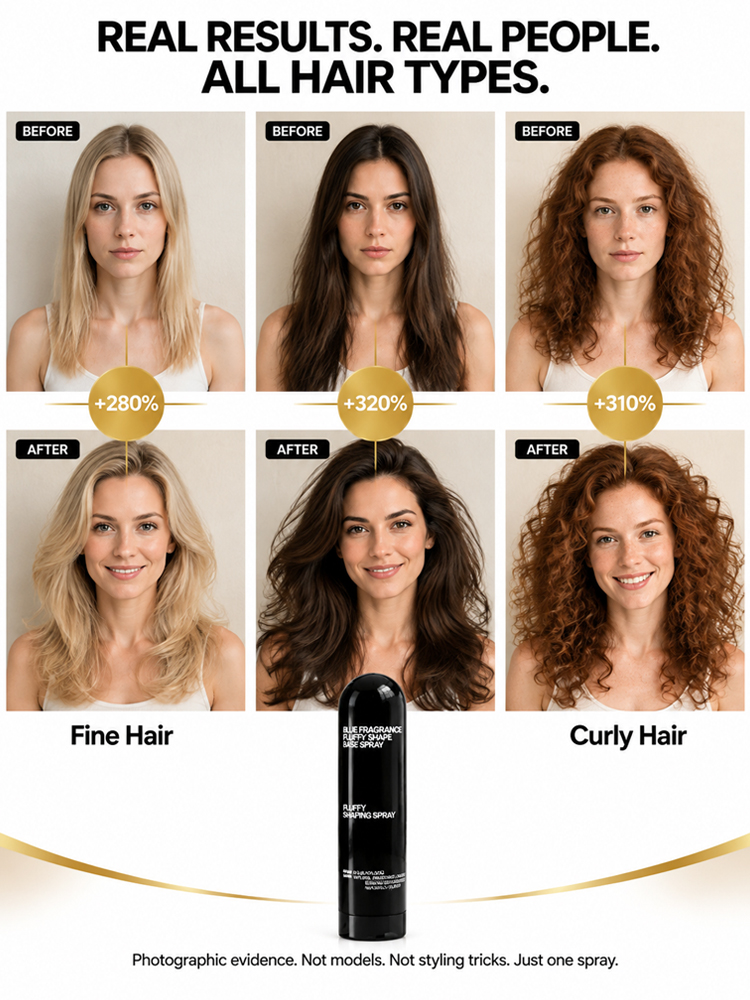 1 Second Fluffy Refreshing Lightweight Styling Spray
