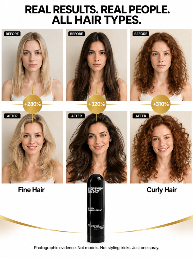 1 Second Fluffy Refreshing Lightweight Styling Spray