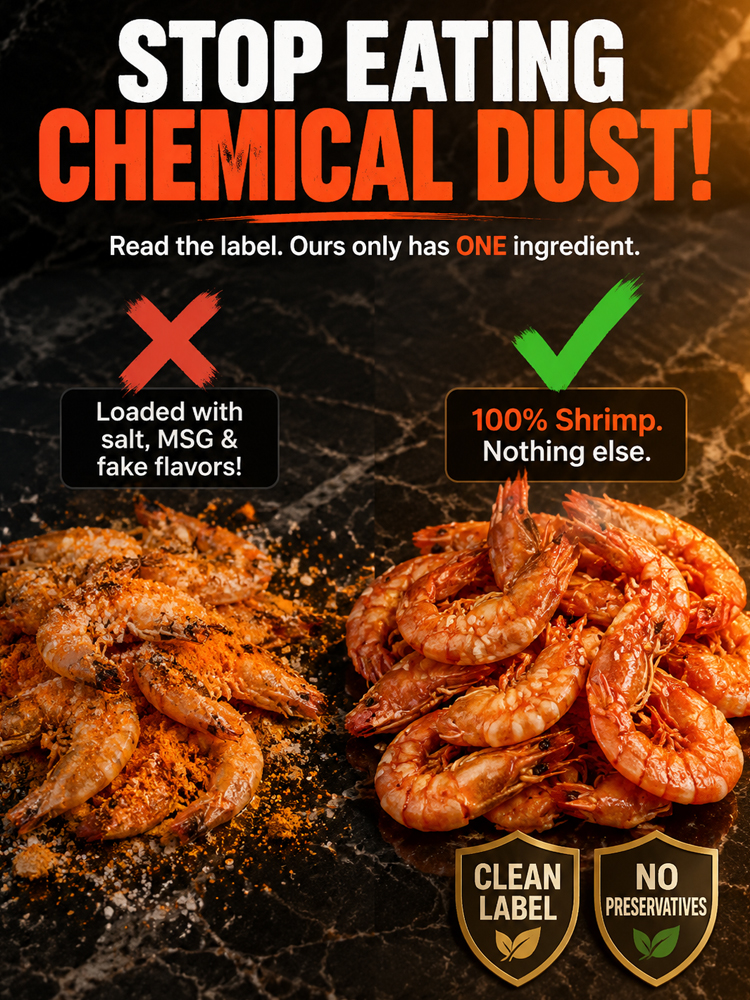 🚀 High-Protein Shrimp: 1 serving to daily calcium boost, No more weak bones!