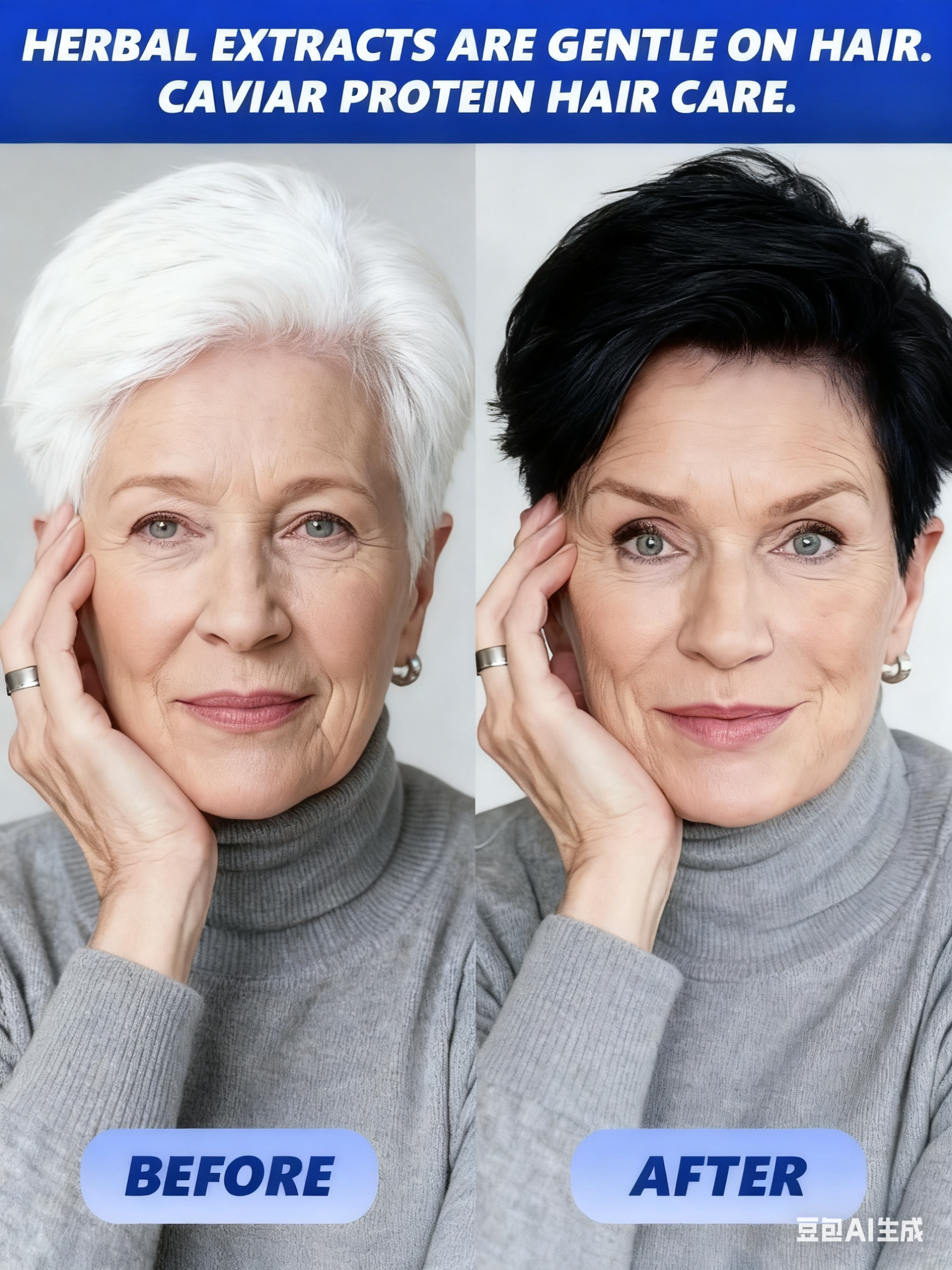  Instant Dye Comb: Comb in 10s to Cover Grays, No more messy roots!
