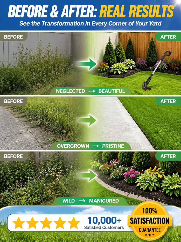 【Efficient Cordless Mower】🚀1 Charge to Groom 5 Acres, No more heavy gas tanks! Stop paying for lawn services! 