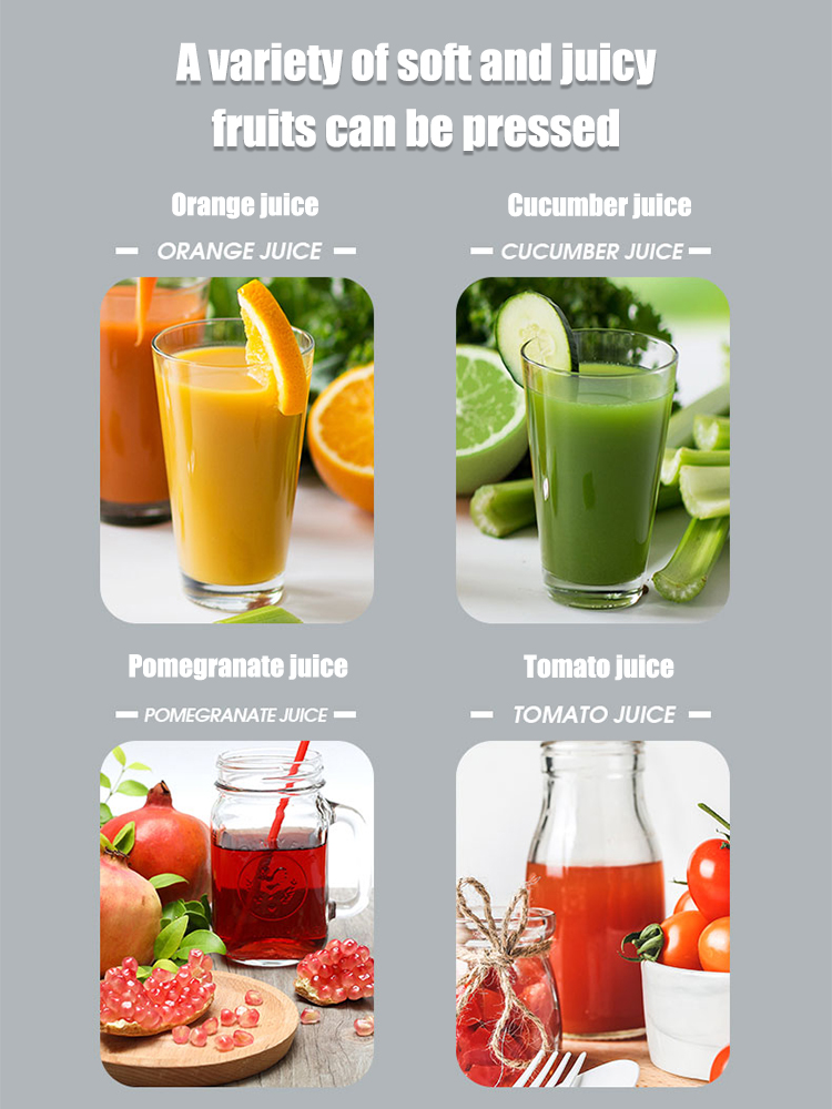 【Free trial】304 stainless steel manual juicer, 360° squeezing without residue, easy and effortless juice squeezing