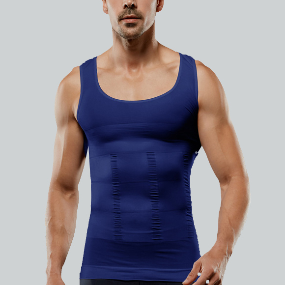 3-Second Beer Belly Vanish! Men's Shapewear - Invisible & Seamless, Moisture-Wicking & No Rolling📸