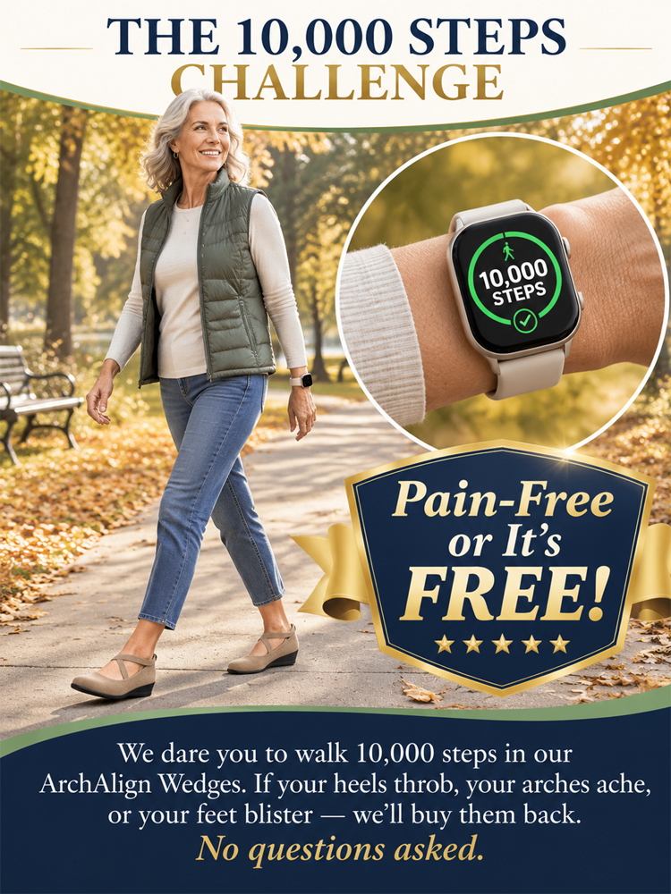 【Ergonomic Design】Podiatrist-Designed Arch Support: Upgrade to all-day walking comfort, No more plantar fasciitis!